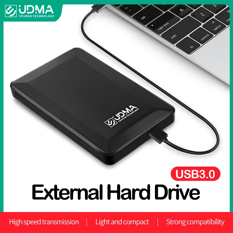 UDMA 2.5" External Hard Drive USB3.0 250GB 320GB 500GB 750GB Storage Capacity Portable HDD 1TB 2TB For Laptop Macbook PS4/5 Xbox the best external hard drive for mac