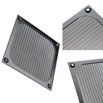 

1PC Computer Fan Cooling Dustproof Dust Filter Case Aluminum Grill Guard 120mm
