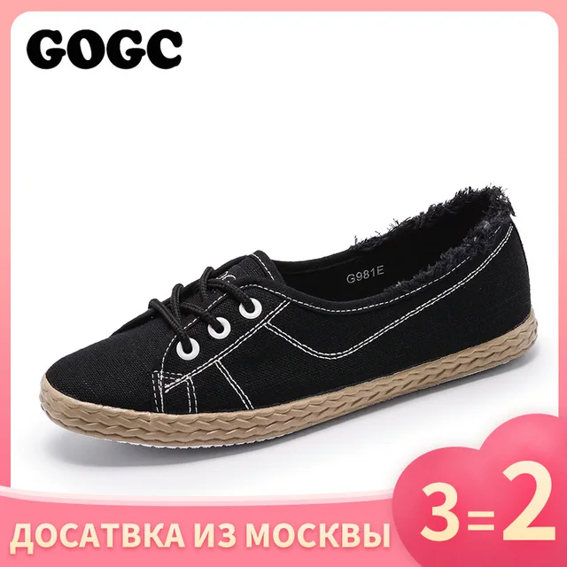 US $15.64 GOGC Brand Women espadrilles Summer Shoes Woman Flat Soft Design Shoes Women Slip on Shoes Ladies F
