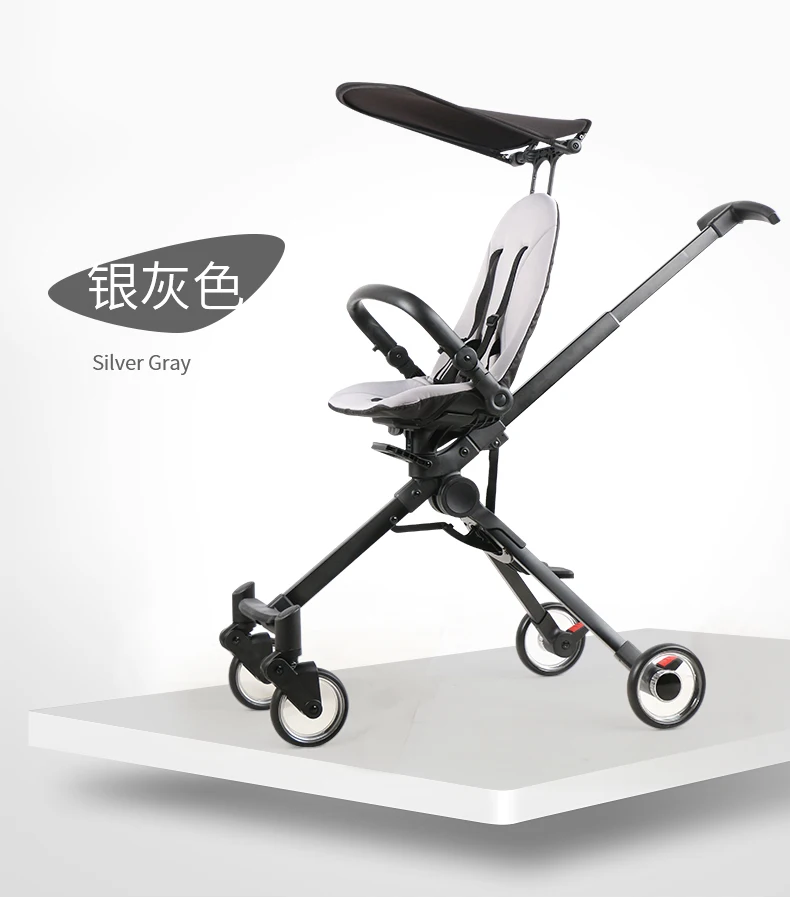 Детские Многофункциональные ходунки, детская коляска, ультра-светильник, переносная Складная коляска с высоким пейзажем