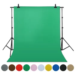 Photography 1.6x4/3/2M Photo Background Backdrop Green Screen Chroma Key for Photo Studio Background Stand Non Woven 10 Colors
