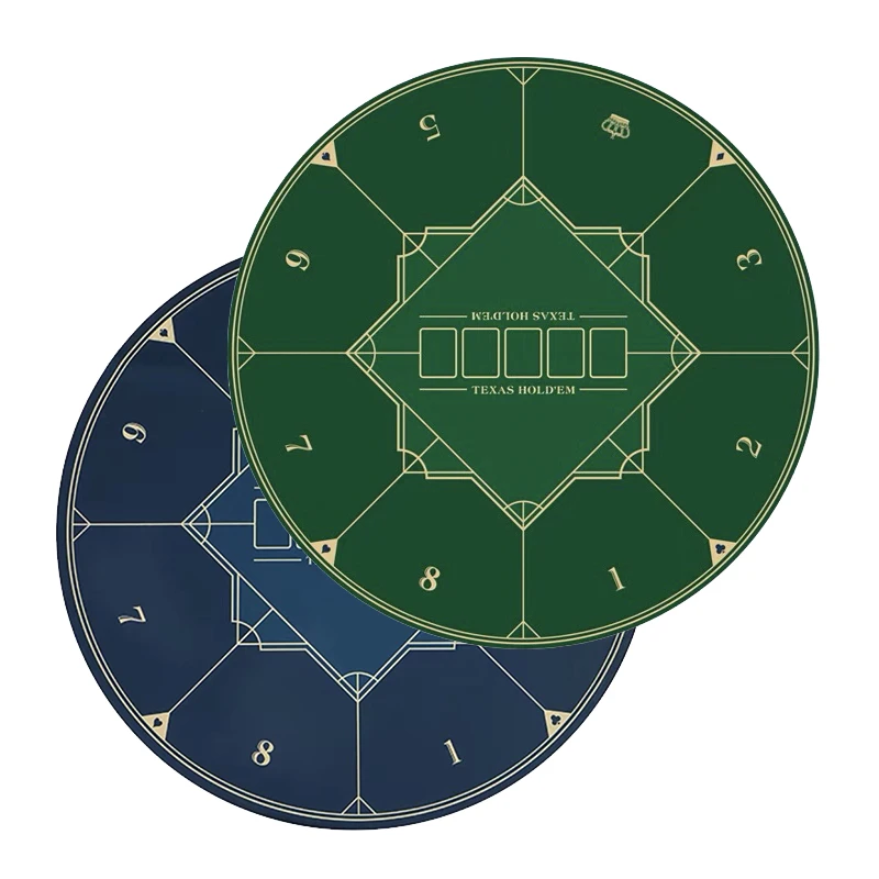 Tappetino Da Poker Rotondo In Tovaglia Da Poker Da 120Cm