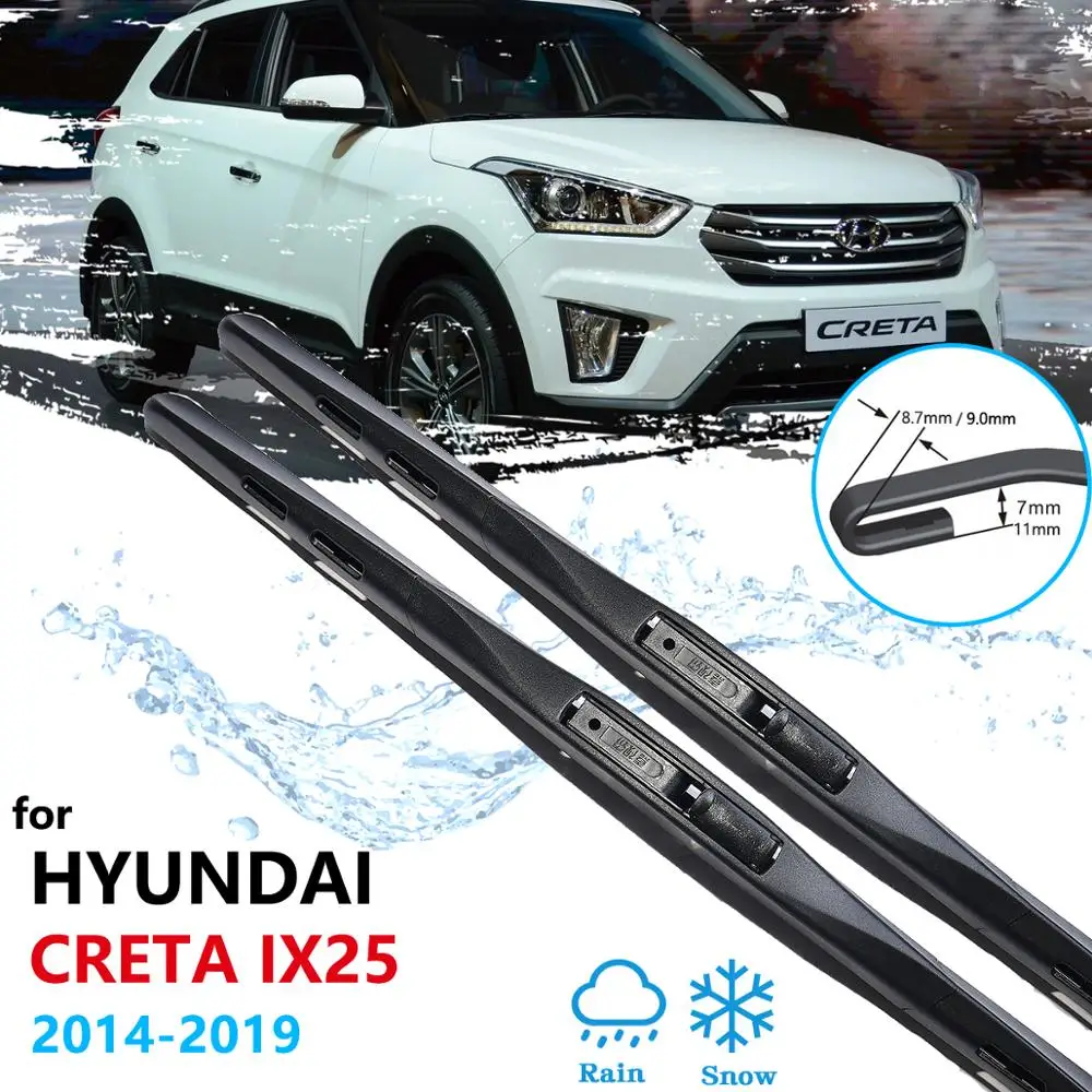 Щетки стеклоочистителя для лобового стекла Hyundai Creta Ix25 2014 2015 2016 2017 2018 2019 |