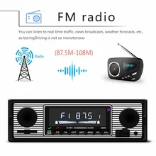 Автомобильный Bluetooth радио mp3-плеер стерео USB/AUX классический стерео аудио FM