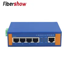 Промышленный сенсорный 5 Порты коммутатор для интернет-сети 10/100 м сигнал усиления DIN Rail Тип