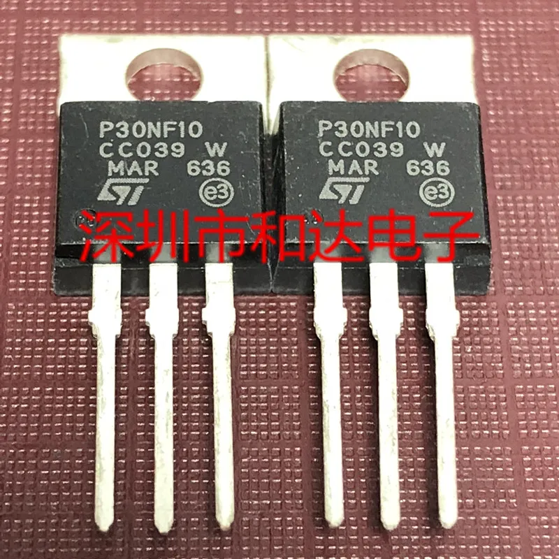 

P30NF10 STP30NF10 TO-220 100В 30A