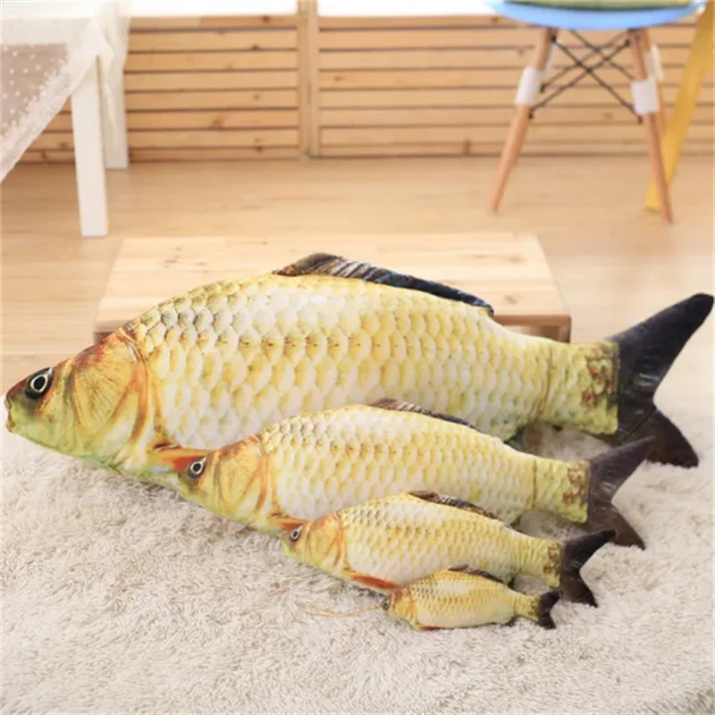 

Cute Creative Model Carp Doll Home Couch Pillow Cushion Children's Day Gift