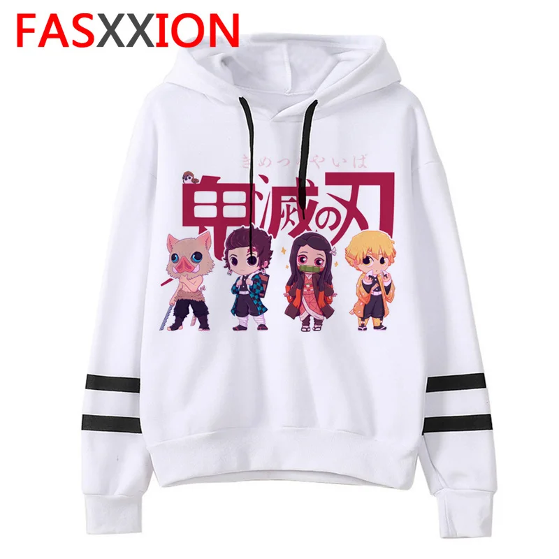 Demon Slayer мультфильм для мужчин/для женщин толстовки аниме унисекс harajuku эстетическое 90s Толстовка ulzzang Графический повседневное Мужской капюшон
