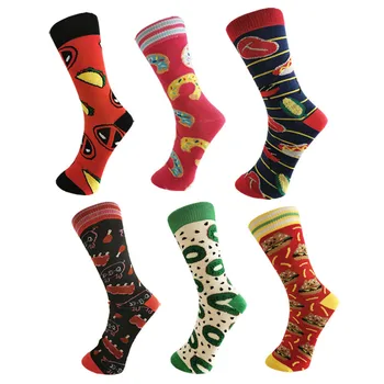 

PEONFLY 2020 Newly Men Socks Cotton Casual Personality Design Hip Hop Streetwear Happy Socks Gifts for Men Brand Quality