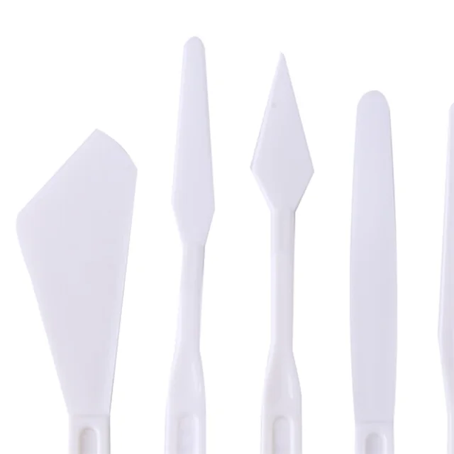 붙여 넣기에 대 한 플라스틱 그림 칼 Scraper Spatula Shove Knife Painting 아티스트 유화 도구