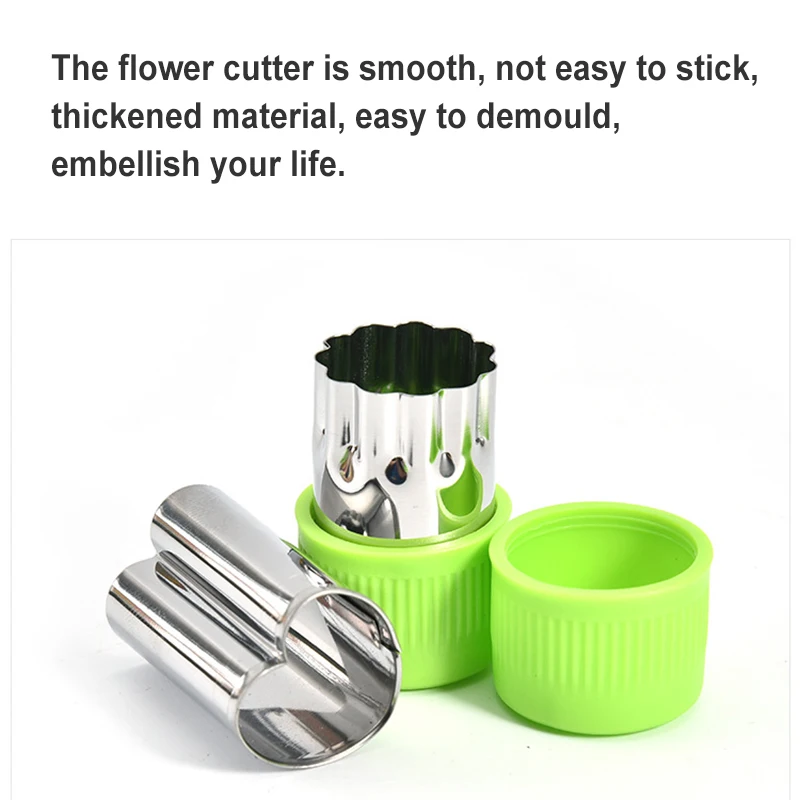 12 Pcs Vegetable Shape Cutter Set Flower Star Mold Cookies Cutter Fruit Slicing Stencil Kids Baking Cookie Mold DIY Baking Tools