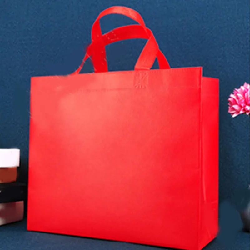 

Women Foldable Shopping Bag Reusable Eco Large Storage Unisex Fabric Non-woven Shoulder Bags Tote grocery cloth Bags Pouch