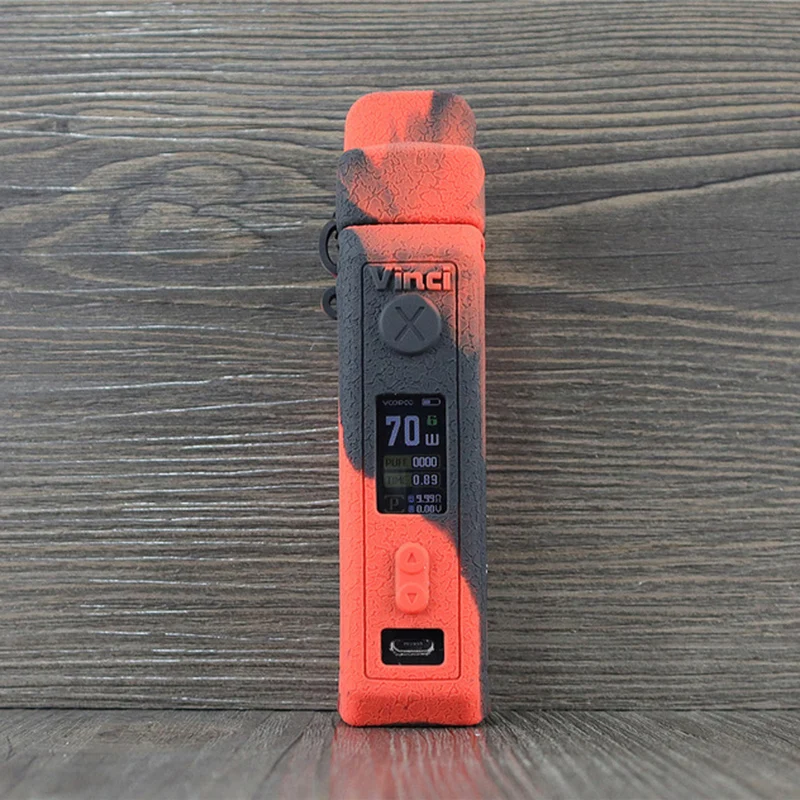 Чехол с текстурой для VOOPOO VINCI X 70W Pod защитный силиконовый резиновый чехол защитная