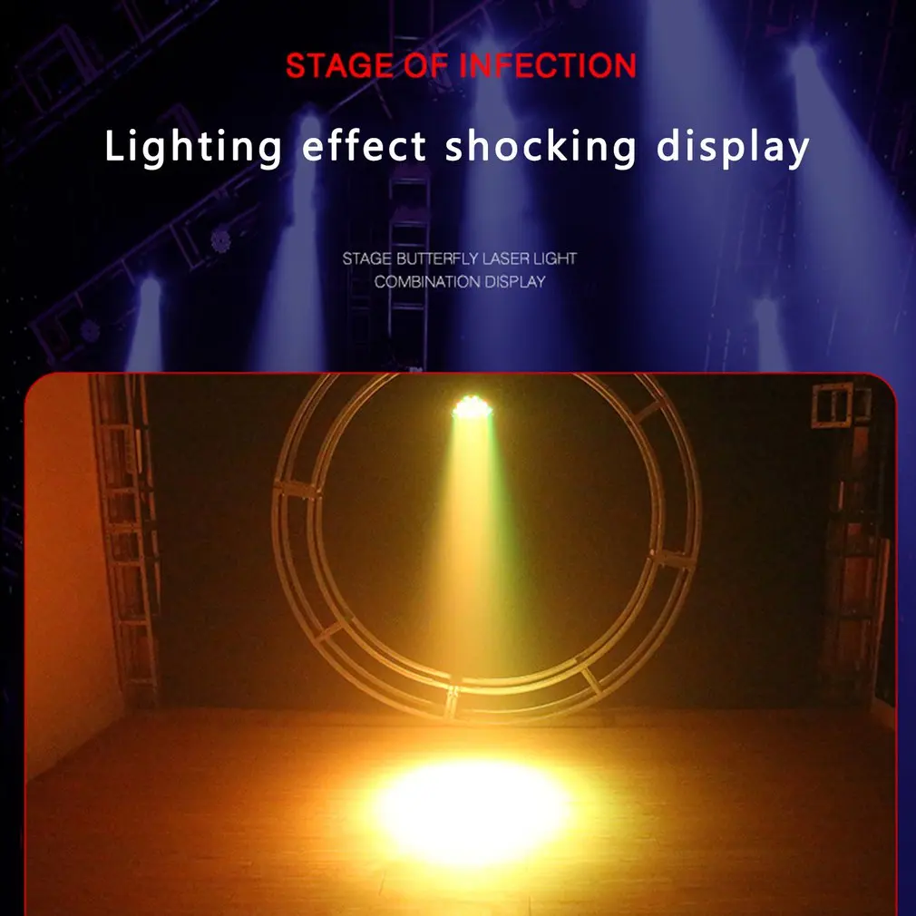 

LED Par Light Disco Wash Light LED Uplights Stage Lighting Effect Light Stage Lights Christmas Projector