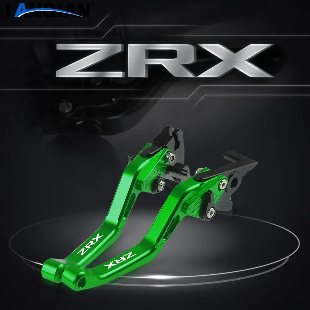 

For Kawasaki ZRX 1100 1200 Motorcycle Short Aluminum Adjustable Brake Clutch Levers ZRX1100 ZRX1200 1999-2007 2005 2006 Parts