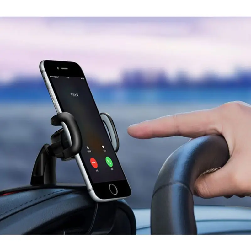 Автомобильный держатель для телефона с поворотом на 360 градусов Hud прямой обзор держатель для сотового телефона зажим для приборной панели подставка