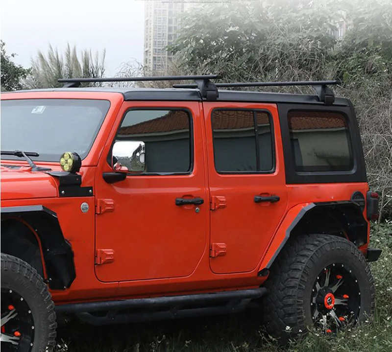 SHITURUI Car Accessories Aluminum Alloy Roof Rack Fit For Jeep Wrangler 5 door 2007-2017 2018 2019 2020 Crossbar