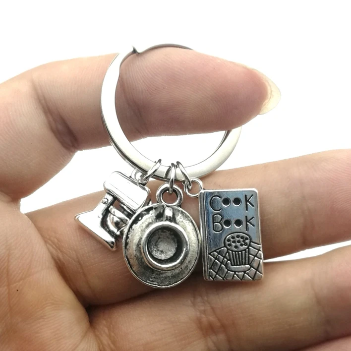 1 шт. креативный брелок для кофе-повара кофейная чашка портативная книга