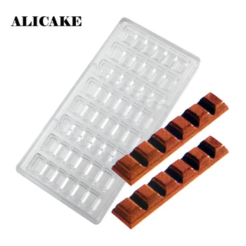 

Chocolate Mold Bar Form Polycarbonate Plastic for Chocolate Confectionery Bakery Tools Tray Cake Decorating Tools All for Baking