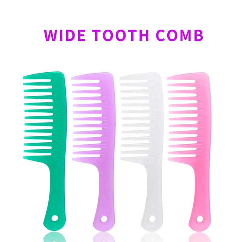 Private Label Plastic Transparent Wide Tooth Hair Comb | Красота и здоровье