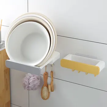 

Washbasin Storage Rack Foldable Telescopic Bathroom Toilet Dormitory Washbasin Stand Toilet Washbasin Basin Shelf Organizer