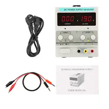 

30V 5A Variable Regulated Digital DC Power Supply Adjustable EU Plug 220V Local Fast Shipping