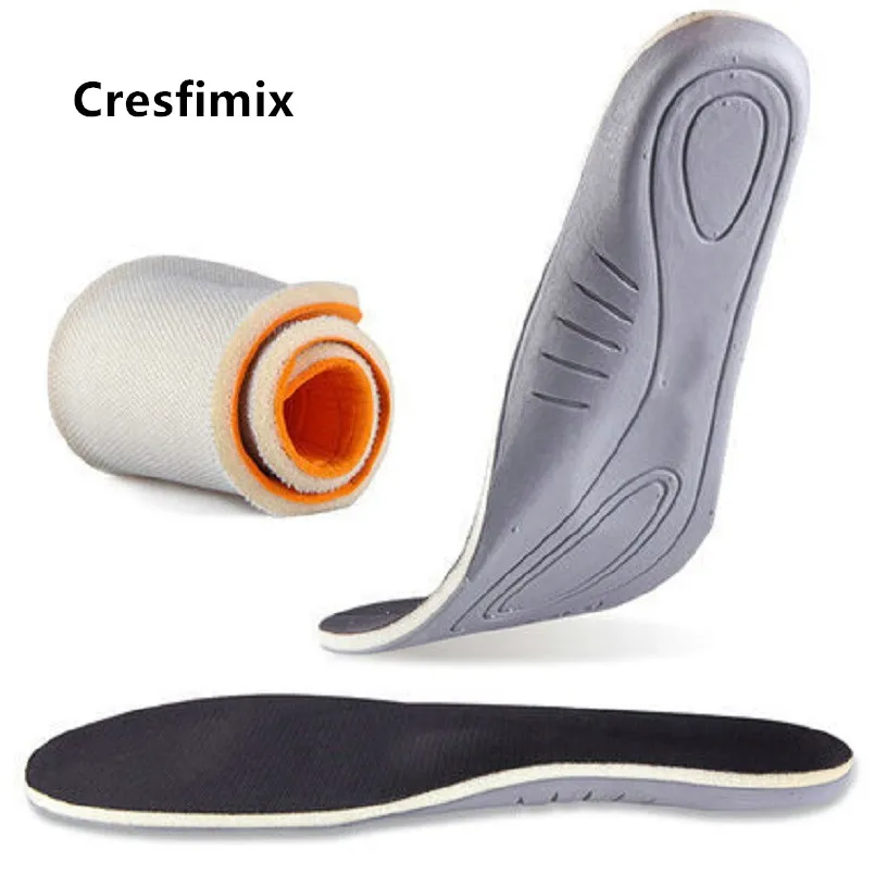 

Cresfimix semelle de chaussures unisex plus size light weight sport running insert insole pad men cool soft foot insole a5573
