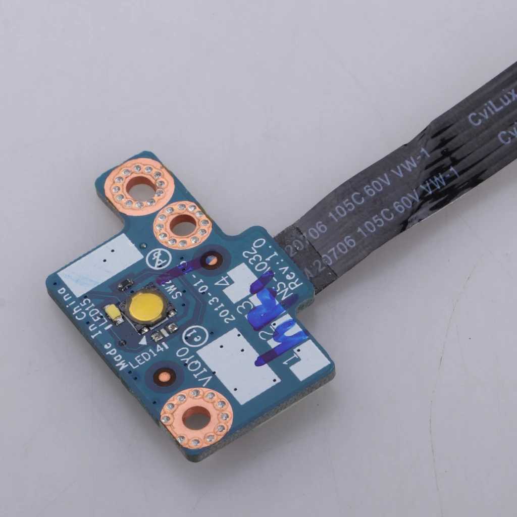 Laptop Power Button Board Switch w/ Cable Replacement for  Lenovo IdeaPad Y510P NS-A032, Pack of 1