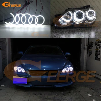 

For Toyota Mark X Mark-X REIZ 2004-2009 Excellent 6 pcs rings Super bright SMD led Angel Eyes kit halo rings DRL