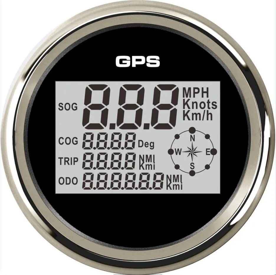 Спидометры GPS 0 999 1 шт. 85 мм цифровые скоростные одометры измерители расстояний Sog