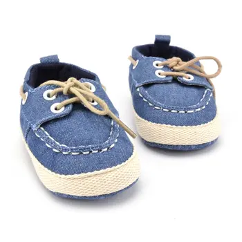 

New Baby Shoes Newborn Girl Boy Denim Soft Sole Toddler Infant Shoes Prewalker Sneaker Shoes Baby First Wlaker