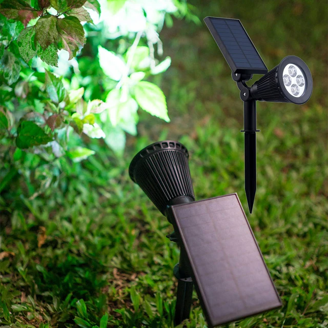 Bahçe su geçirmez solar ampul spot ışık ev Yard açık çim ışığı led güneş  enerjili bahçe ışığı yolu spot lamba _ - AliExpress Mobile