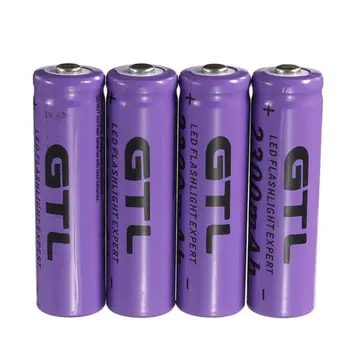 

8Pcs 3.7V 2300mAh 14500 AA Li-ion Rechargeable Batteries 2A Lithium NiMH NiCd Battery Baterias Bateria Purple