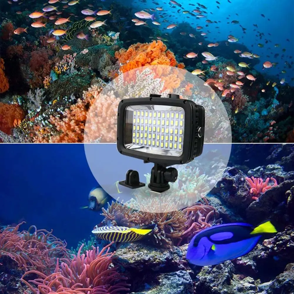 

Sl-101 Diving Fill Light For Gopro Sports Camera Waterproof Led Photography Light 40M Diving Light Black