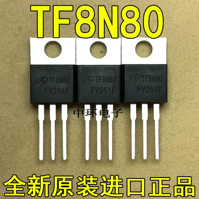 5 шт./лот AOTF8N80 TF8N80 800V 7.4A-220/5 шт./лот