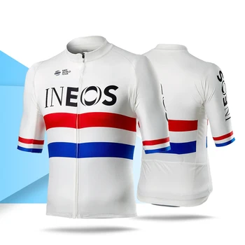 

Cycling shirt Summer Cycling Man Pro Team Ineos Short Sleeve Squadra Jersey Breathable Top Cycle Clothing Triathlon Skinsuit