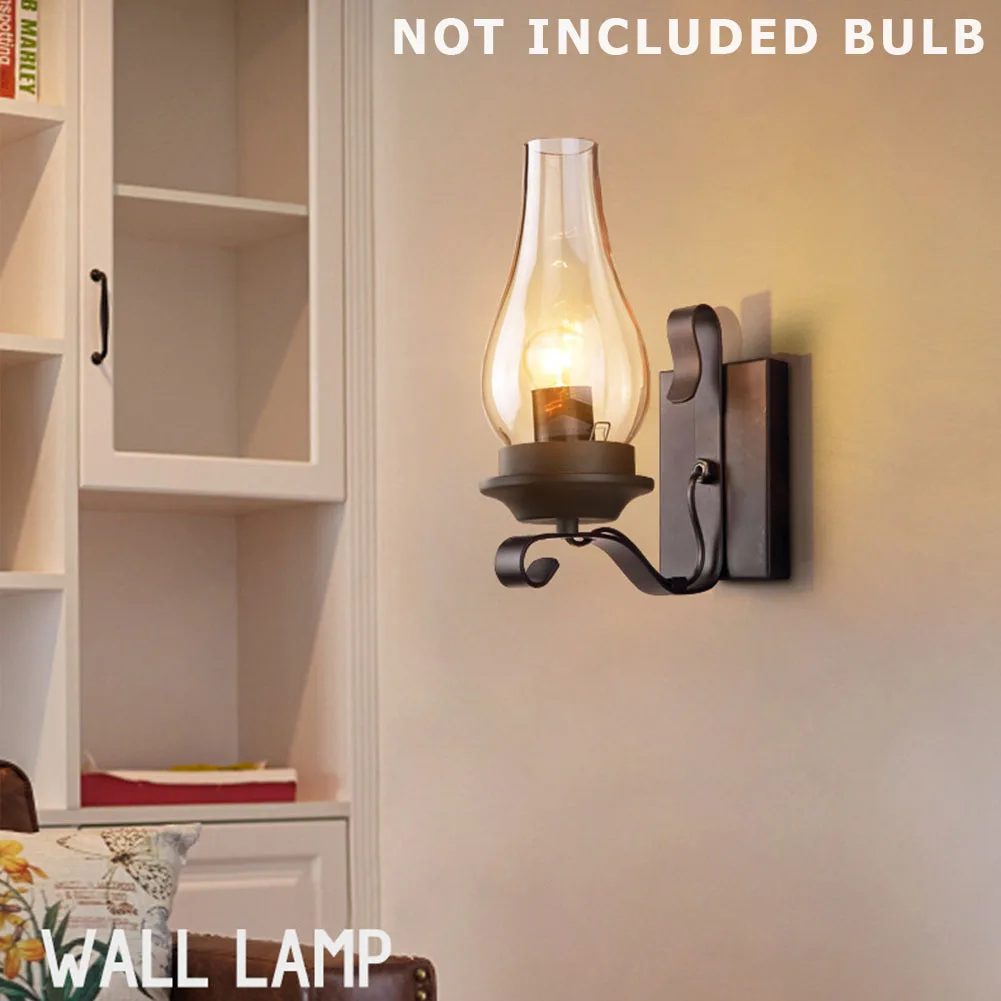

E27 Industrial Vintage Led Retro Bedroom Corridor Lamp Home Decor Sconce Bar Aisle Indoor Lighting Night Iron Loft Wall Light