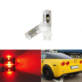 

2x 3157-SCK 3057 T25 3157 Projector Canbus Led Tail Brake Light Bulbs For Chevrolet Chevy Corvette C6 2005-2013