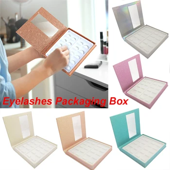 

10 Pairs/Book Eyelash Storage Book Packaging Box Eyelashes Sample Catalog Display Card Reusable Eyelash Organizer Makeup Tool