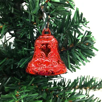 

6Packs/36Pcs Christmas Bell Decor Xmas Ornament Tree Pendant Hanging Pendant Plastic Pendant Xmas Bell For Xmas Tree Ornament