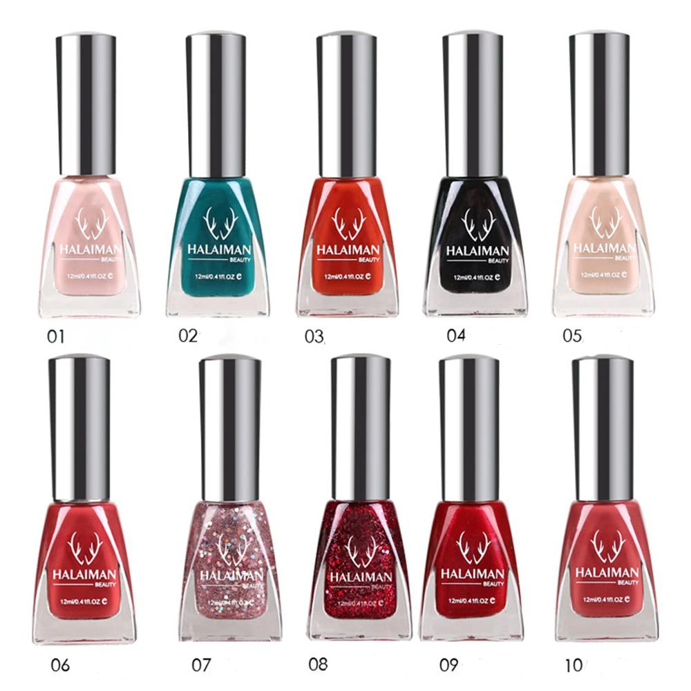 Newest12ML лак для ногтей Morandi цвет Быстросохнущий долговечный DIY блеск лак для ногтей замачиваемый Маникюр Блестящий лак для ногтей гель