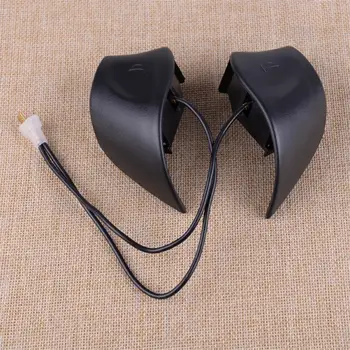 

CITALL 2Pcs Steering Wheel Horn Cover Cap Replacement Fit for VW MK3 Golf Jetta Polo Cabrio