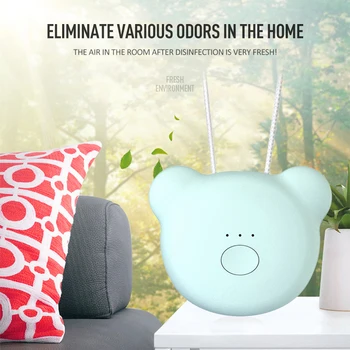 

Mini Portable USB Air Purifier Wearable Necklace Car Air Cleaner Negative Lon Generator Low Noise Car Air Freshener Purifiers