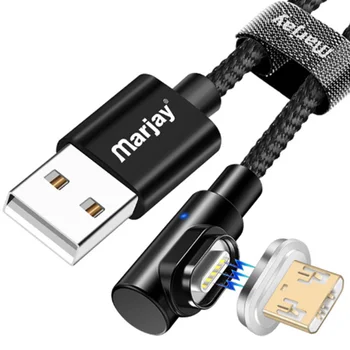 

MARJAY 2 Meters 90 Degrees Android netic Data Cable Multi-Function Data Cable Android Fast Charging Data Cable