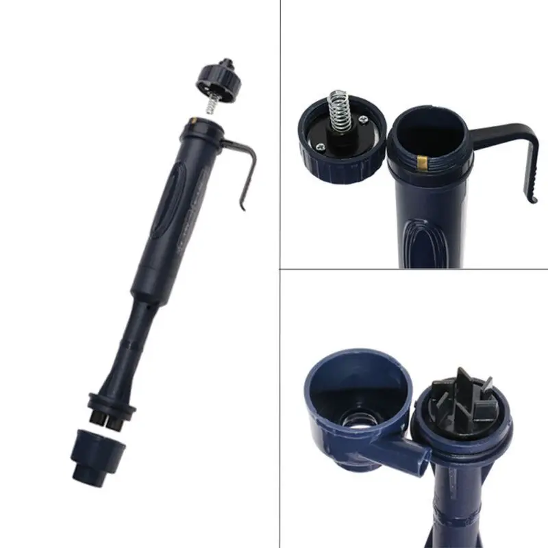 New Aquarium Fish Tank Clean Gravel Battery Vacuum Siphon Cleaner Pump Water Filter