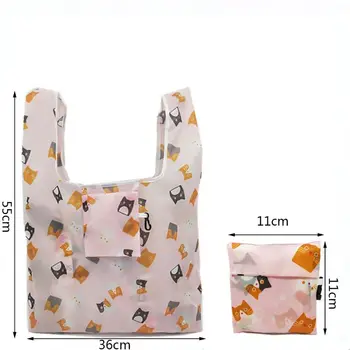 

Sell at a loss! Foldable Handy Shopping Bags Reusable Tote Pouch Recycle Storage Handbags 4XFF