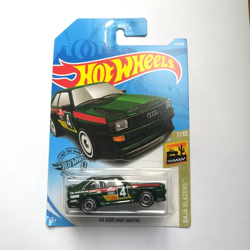 Hot Wheels 1: 64 Автомобиль NO.43-83 Ауди Хонда форта Шеви Додж металлическая литая модель автомобиля детские игрушки подарок - Цвет: 43-2019green