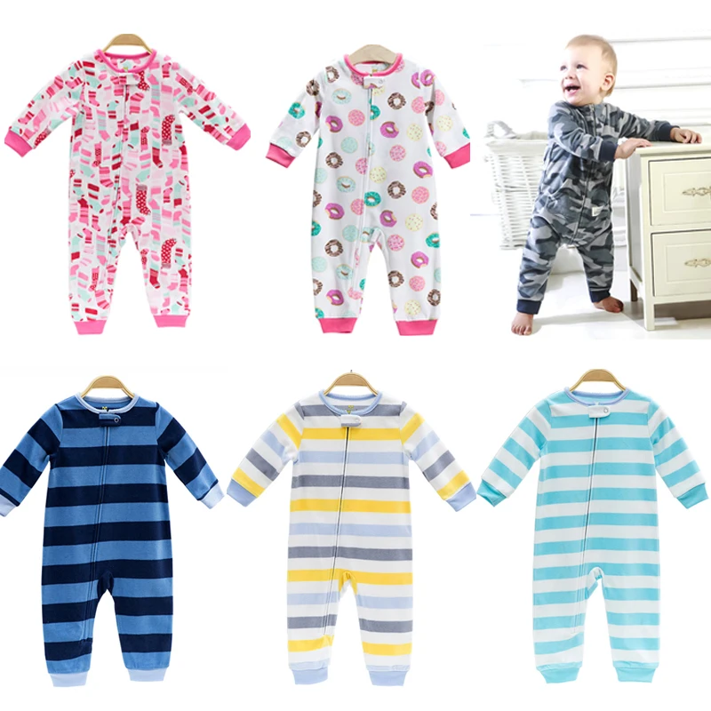 

2019 New baby romper warm clothes newborn onesies infant pajamas baby boy winter animal clothes bebes christening outfit