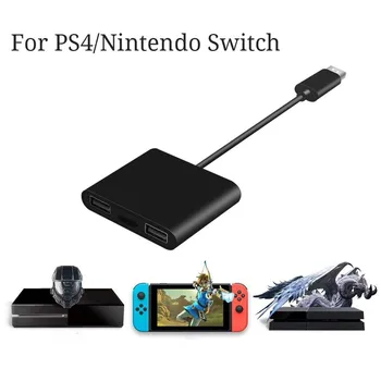 

Keyboard Mouse Conversion Receiver For PS4/Switch Host Plug And Play Adapter Device Universal USB Port Mice Converter 20JUL 1