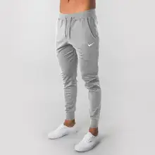 Спортивные брюки Для мужчин; сезон весна-осень; Повседневное свободные штаны джоггеры Бег тренировки Брюки Одежда для тренажерного зала, Фитнес хлопковая Спортивная одежда для детей